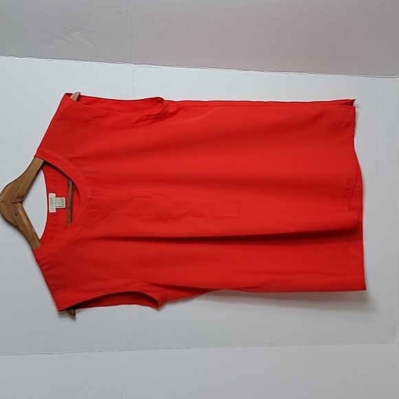 J. Crew Tops - J. Crew Women's Red 1/2 Button Sleeveless Top, 2
